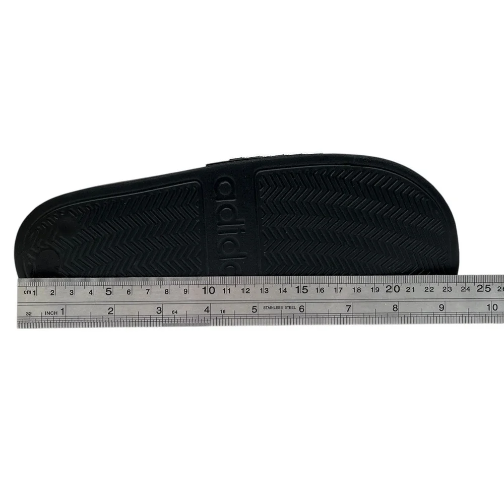 adidas Youth Boys Girls Adilette Shower Slide Sandals Size‎ 4 Black White